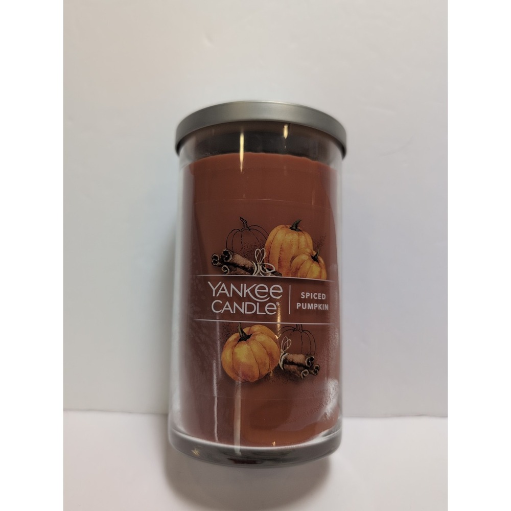 New Yankee Candle Spiced Pumpkin 1-wick Candle 14.25oz